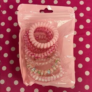 Set of Pink Hair Ties